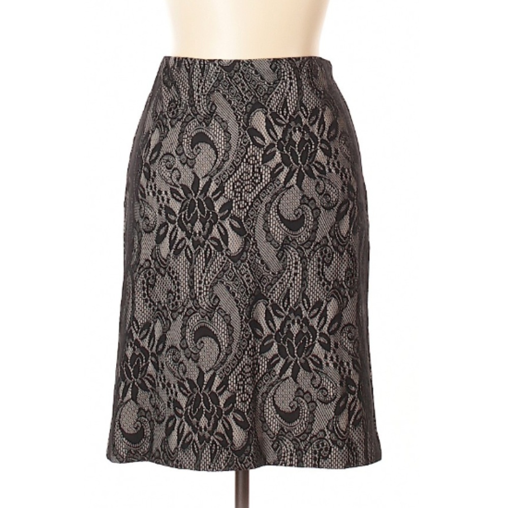 Ann Taylor Lace Overlay Skirt